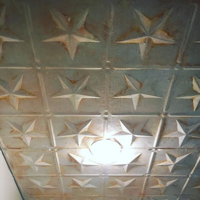 天井-オリジナルカラーエイジング塗装